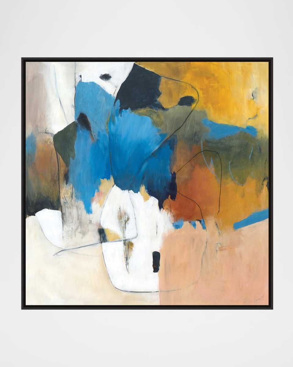 "Open Late" Framed Giclee by Susie Zol, 41.5" Square
